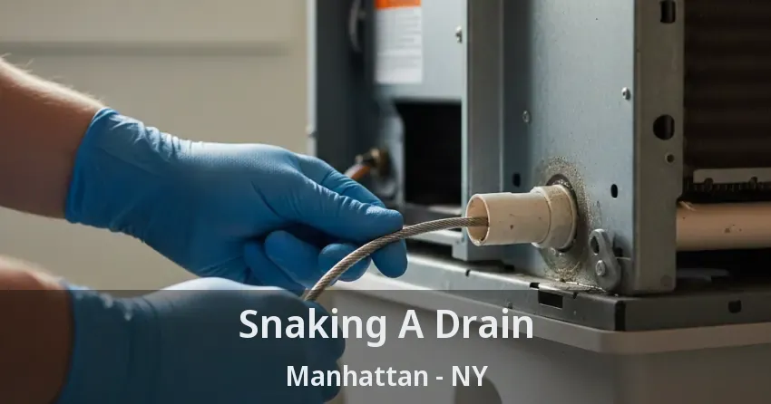 Snaking A Drain Manhattan - NY